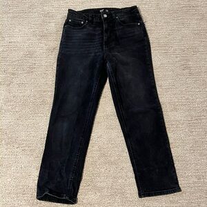 Oat New York Men's Black Straight Jeans